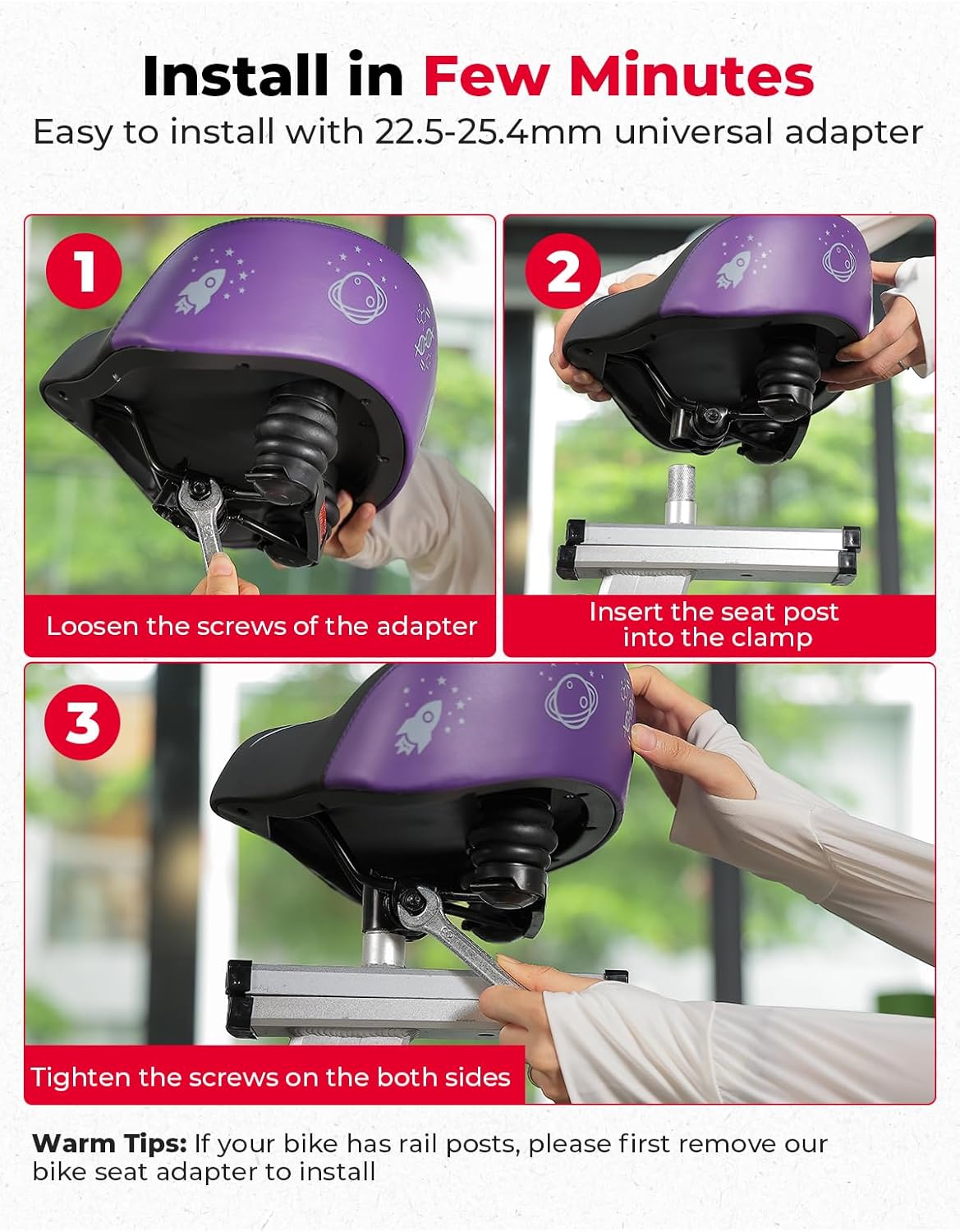 Asiento de Bicicleta Extra Ancho con Amortiguación y Gel 🪑🚴 - Imagen 5