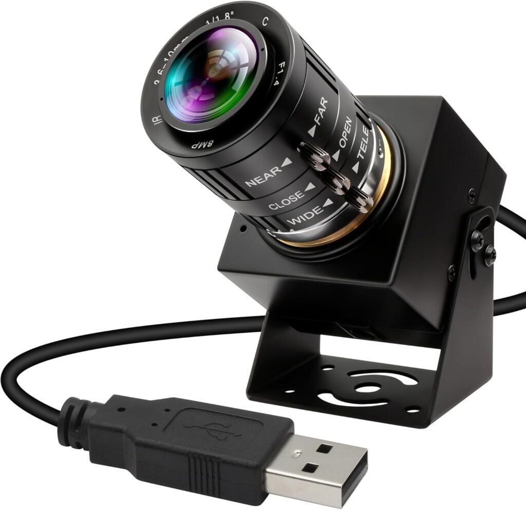 Cámara USB 4K con Zoom Manual y Sensor de 12MP para Streaming y Videoconferencias 📸🖥️
