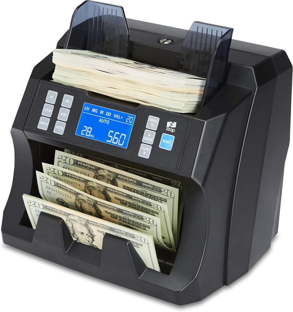 Contadora de Billetes con Detector de Billetes Falsos y Valor Nominal NC25 💵🧾