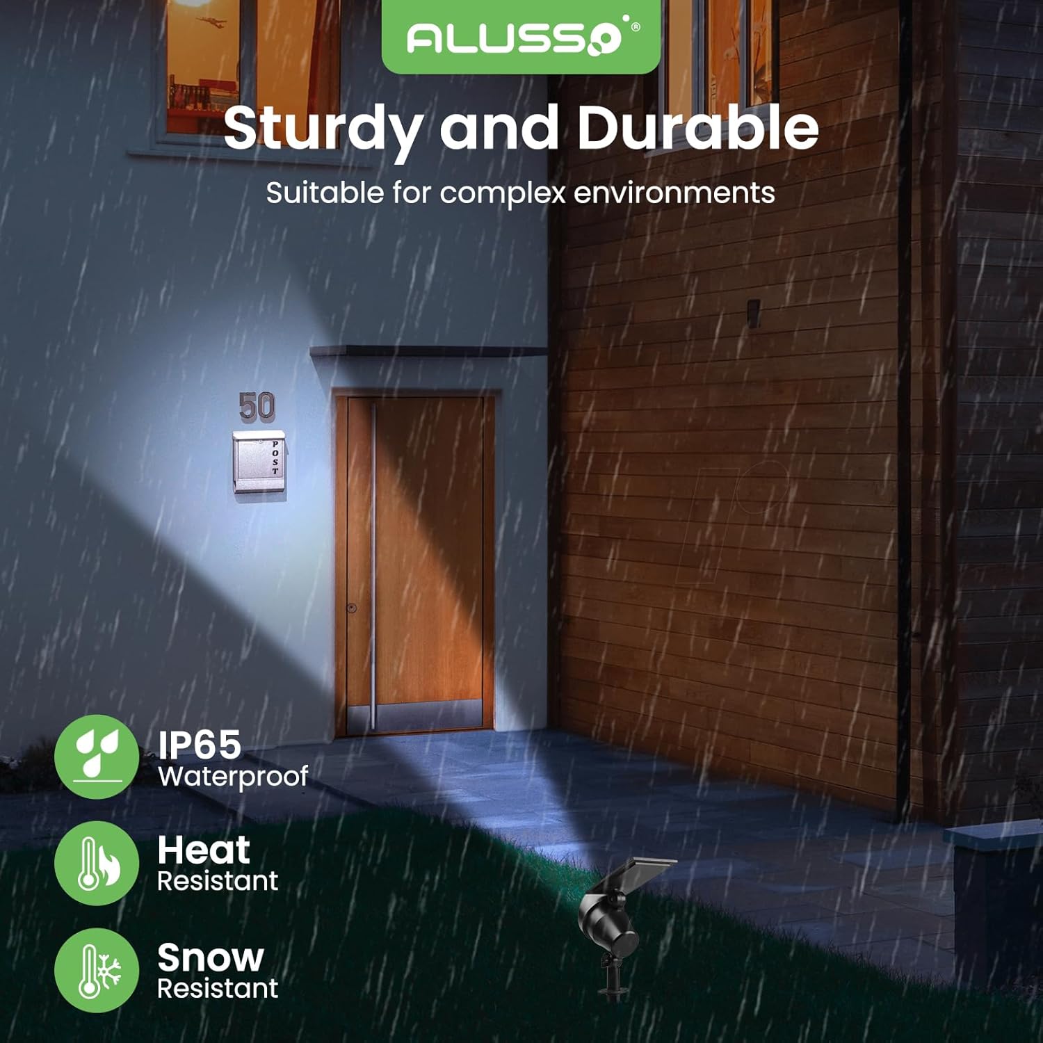Focos solares exteriores con temperatura ajustable y luz direccional 🌞💡 - Imagen 5