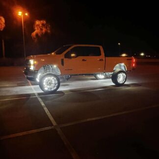 Luces LED de Aro 15.5" para Rines de Carro con Control Bluetooth y Efectos Dinámicos ❄️🚗✨