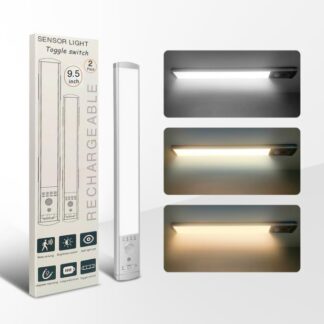 Luces Recargables con Sensor de Movimiento (4 Unidades) para Gabinetes, Clósets y Cocinas ✨