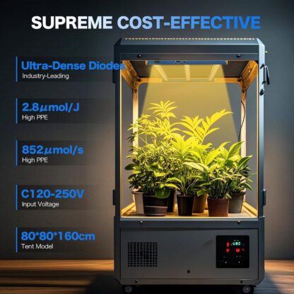 Luz LED de Cultivo 320W para Plantas 🌱💡 - Imagen 3
