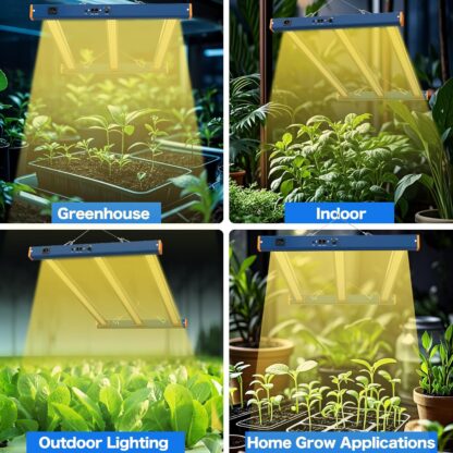 Luz LED de Cultivo 320W para Plantas 🌱💡 - Imagen 7