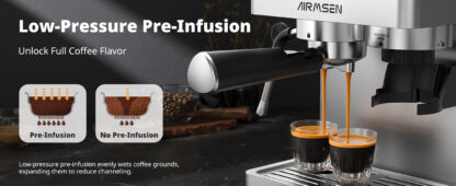 Máquina de Café Espresso con Molino, Vaporizador de Leche y Pantalla Táctil ☕✨ - Imagen 15