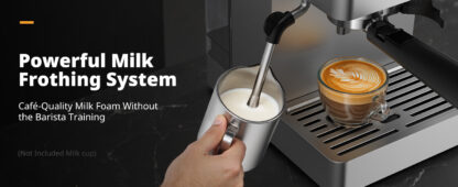 Máquina de Café Espresso con Molino, Vaporizador de Leche y Pantalla Táctil ☕✨ - Imagen 18