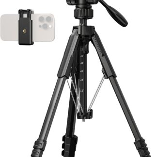 Trípode Profesional de 180 cm para Cámara y Teléfono con Bolsa y Soporte 📸🎒