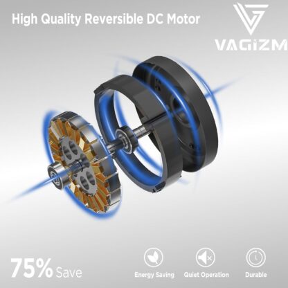 Ventilador de Techo 152 cm con Luz LED y Control Remoto para Interior o Exterior 🌀💡 - Imagen 7