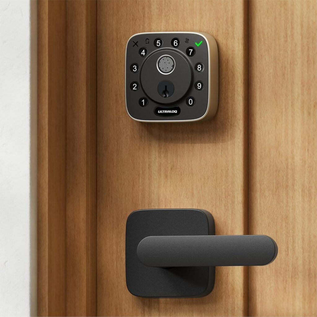 Cerradura inteligente con huella, WiFi y compatibilidad Apple Home 🔐📱