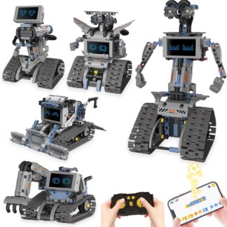 Kit robótico 5 en 1 programable con control remoto y app 📱🤖🎮