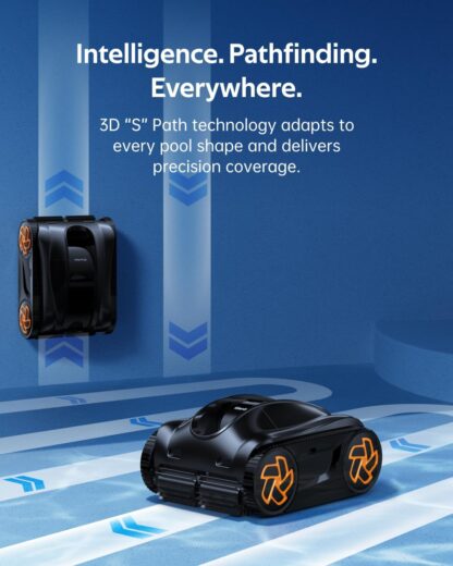 Robot limpiapiscinas inalámbrico K55 con navegación inteligente y pantalla táctil 🏊‍♂️📱🧼 - Imagen 4