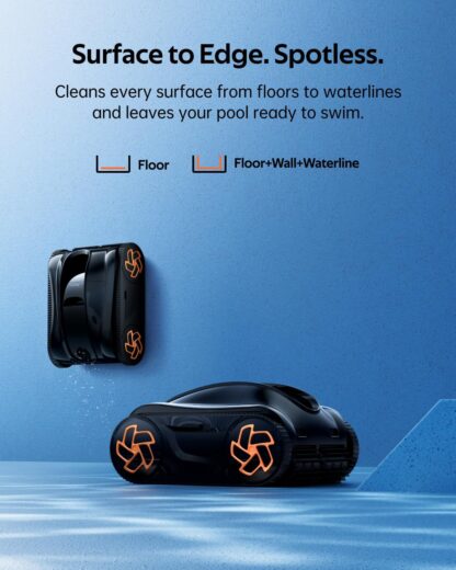 Robot limpiapiscinas inalámbrico K55 con navegación inteligente y pantalla táctil 🏊‍♂️📱🧼 - Imagen 6