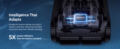 Robot limpiapiscinas inalámbrico K55 con navegación inteligente y pantalla táctil 🏊‍♂️📱🧼 - Imagen 13