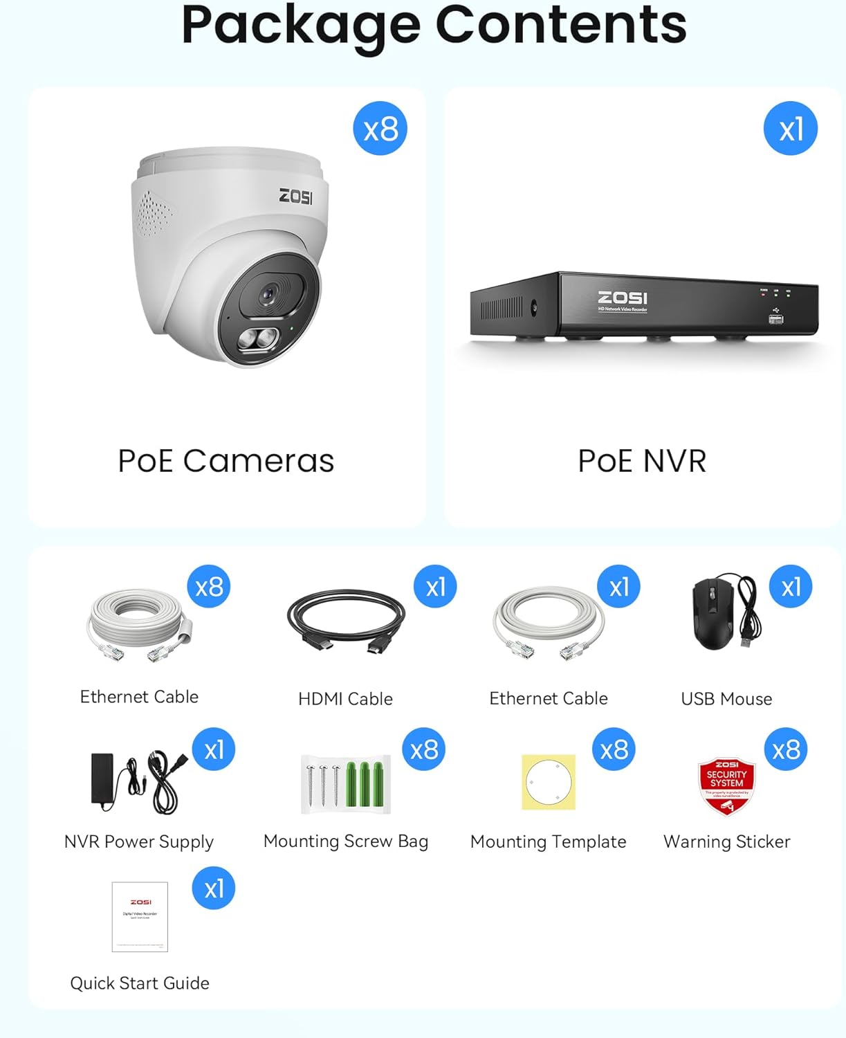 Sistema de cámaras 4K 8MP PoE 8 canales con NVR 2TB, audio y detección AI 🚨📷 - Imagen 9