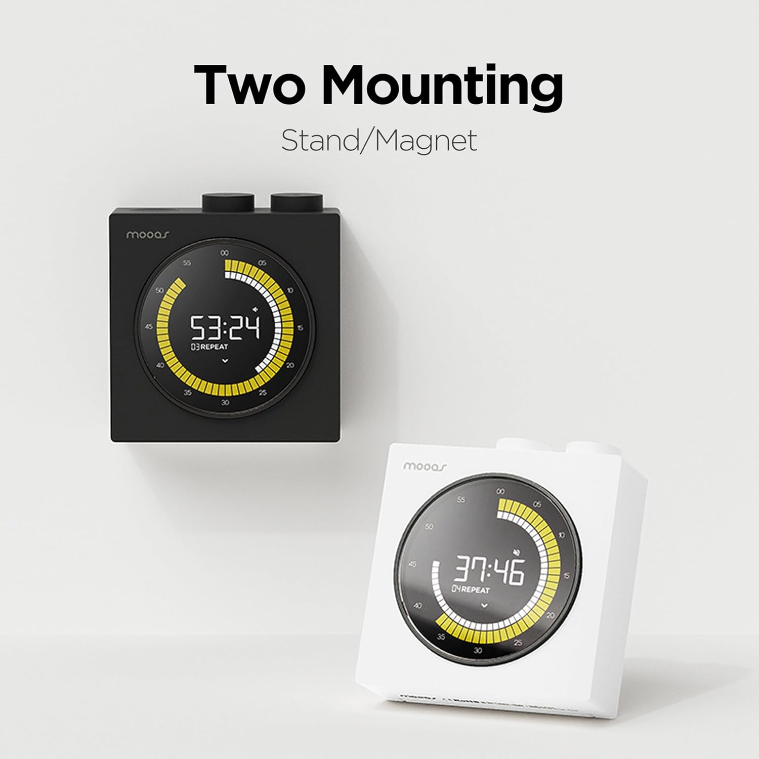 Temporizador digital recargable con pantalla LCD y anillo visual de cuenta regresiva ⏱️🔋 - Imagen 5