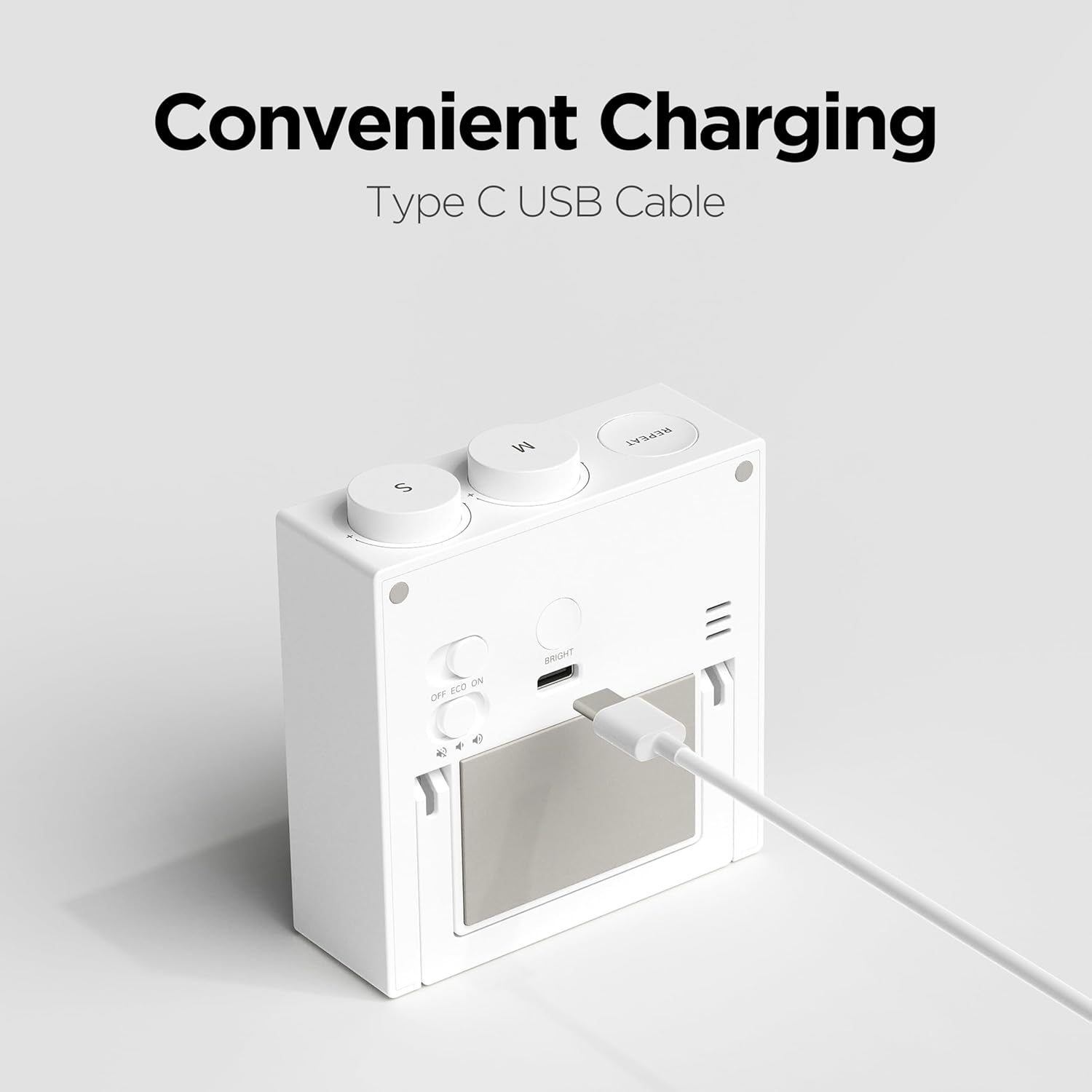 Temporizador digital recargable con pantalla LCD y anillo visual de cuenta regresiva ⏱️🔋 - Imagen 7