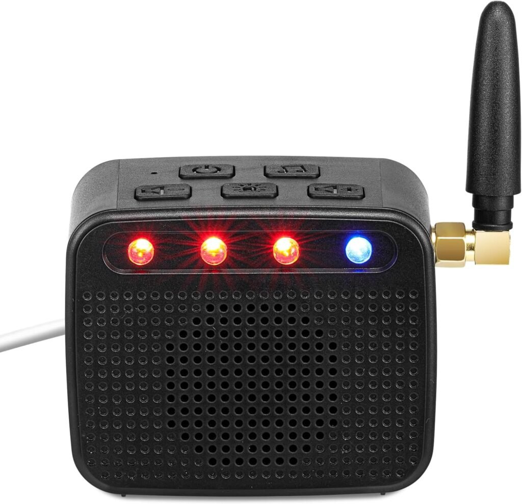 Timbre externo Bluetooth para celular con alerta de 120 dB y luces LED para adultos mayores 🔔💡