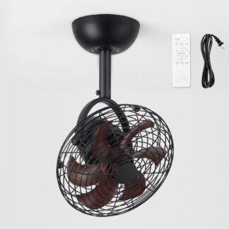 Ventilador con Control Remoto, 6 Velocidades, Montaje de Techo, Pared o Mesa 🌀🛠️