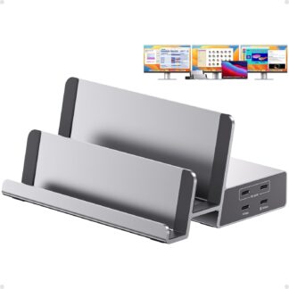 Docking Station para Laptop con Soporte Doble y 3 Monitores 4K 🖥️⚡