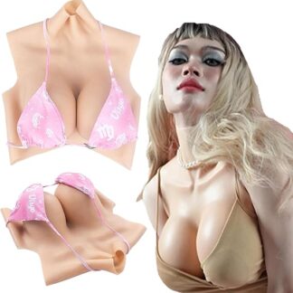 Pechos falsos de silicona talla G para travestis o cosplay 💖