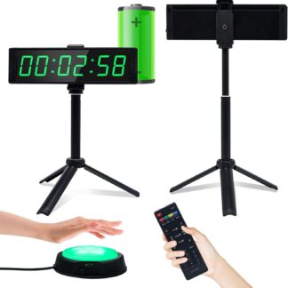 Reloj Digital para Gym con Temporizador de Intervalos, Cuenta Regresiva y Cronómetro 📺⏱️