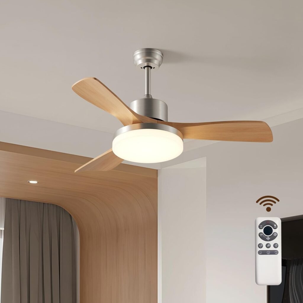 Ventilador de Techo 42" con Luz LED y Control Remoto 🌬️💡