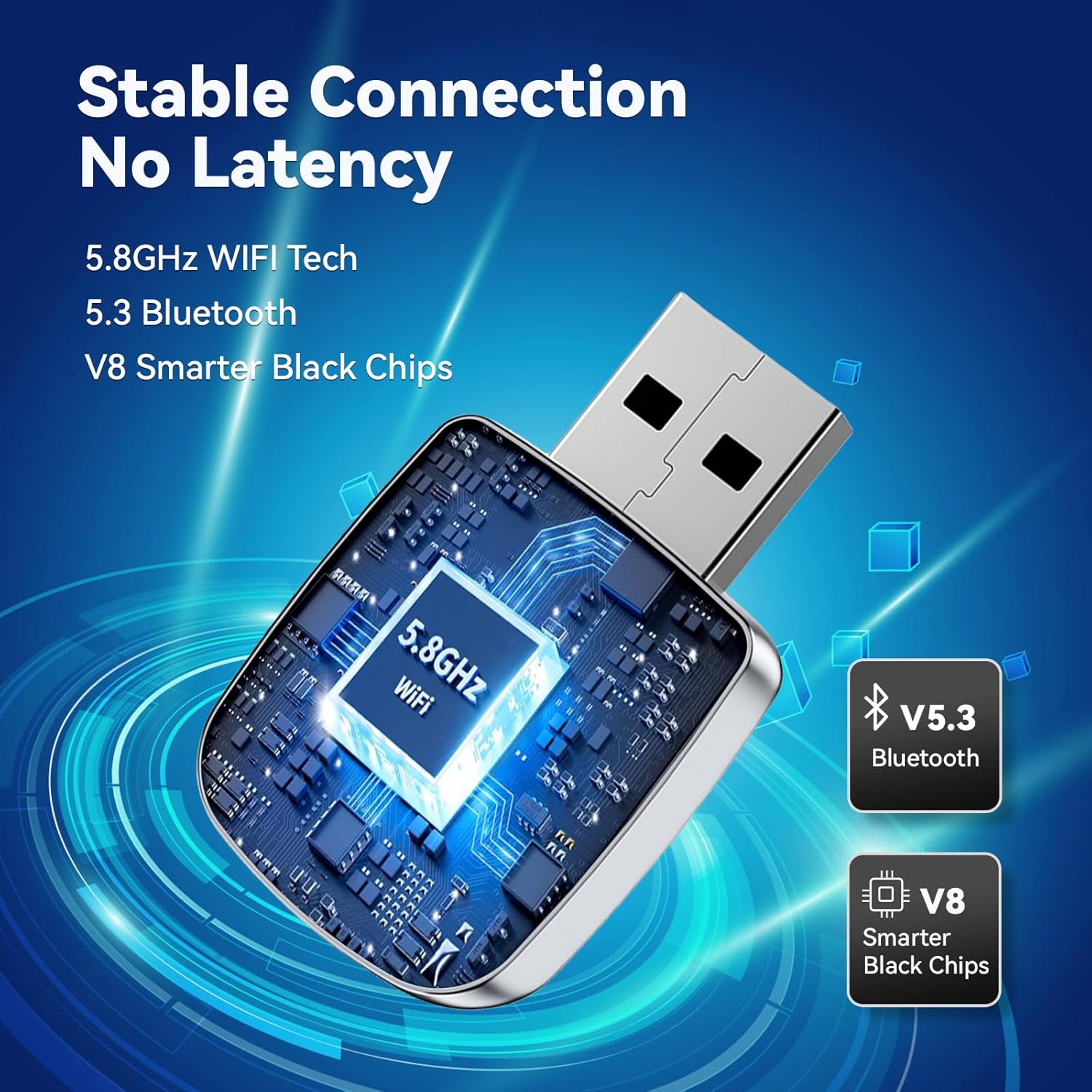 Adaptador inalámbrico 2 en 1 para CarPlay y Android Auto 🚗📱 - Imagen 2