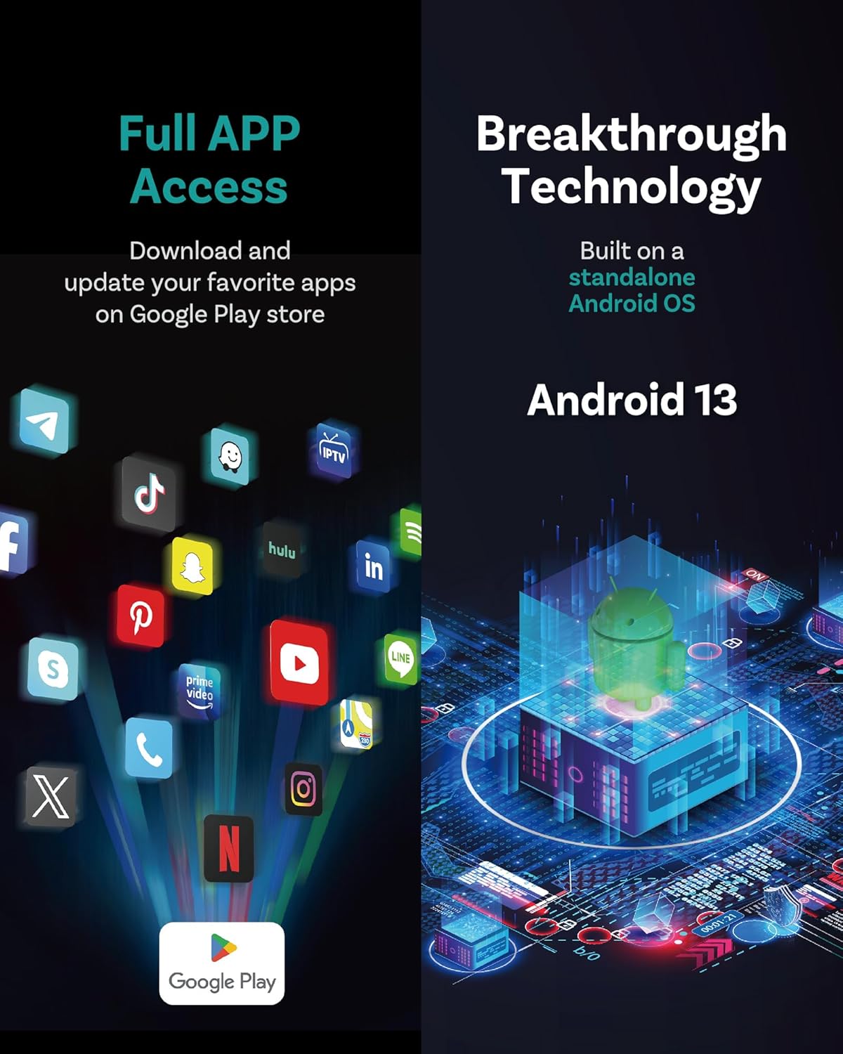 Adaptador Ottocast Magic Box E2 para CarPlay y Android Auto inalámbrico con YouTube, Netflix y TikTok+ 🚗📺 - Imagen 7