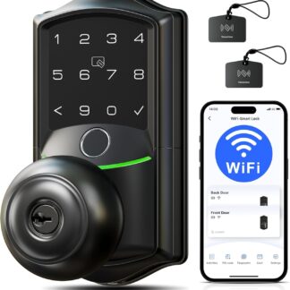 Cerradura inteligente con teclado táctil y manija 🚪🔒