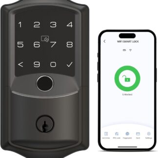 Cerradura Inteligente WiFi para Puerta con Teclado Numérico 🔒✨