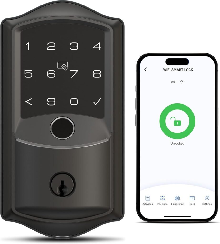 Cerradura Inteligente WiFi para Puerta con Teclado Numérico 🔒✨