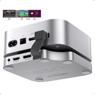 Dock con HDMI 4K, DP 144Hz y expansión SSD para Mac Mini M4 🖥️⚡