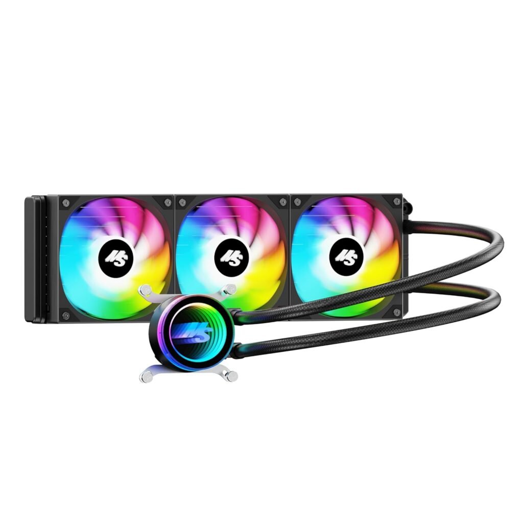 Enfriador líquido AIO 360mm con bomba cerámica y ARGB 🌈🧊