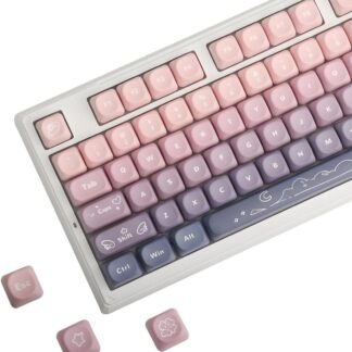 Set de Keycaps Sakura Sweetheart 134 teclas MOA Profile 🌸💜