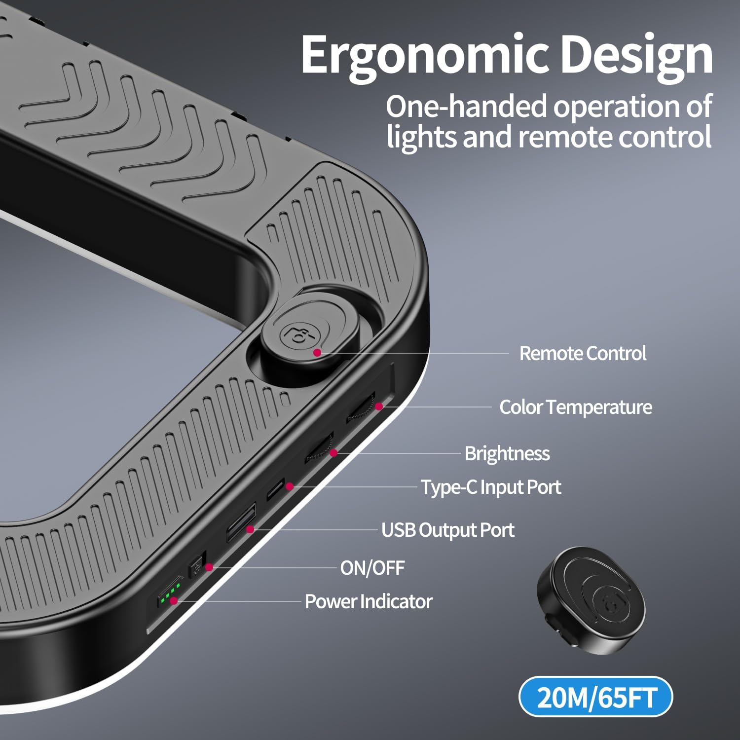 Luz de Video con Soporte Estabilizador y Batería 8000 mAh 🎥📱 - Imagen 5