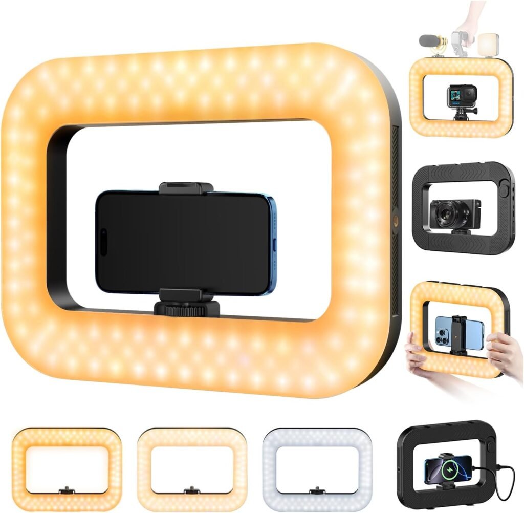 Luz de Video con Soporte Estabilizador y Batería 8000 mAh 🎥📱