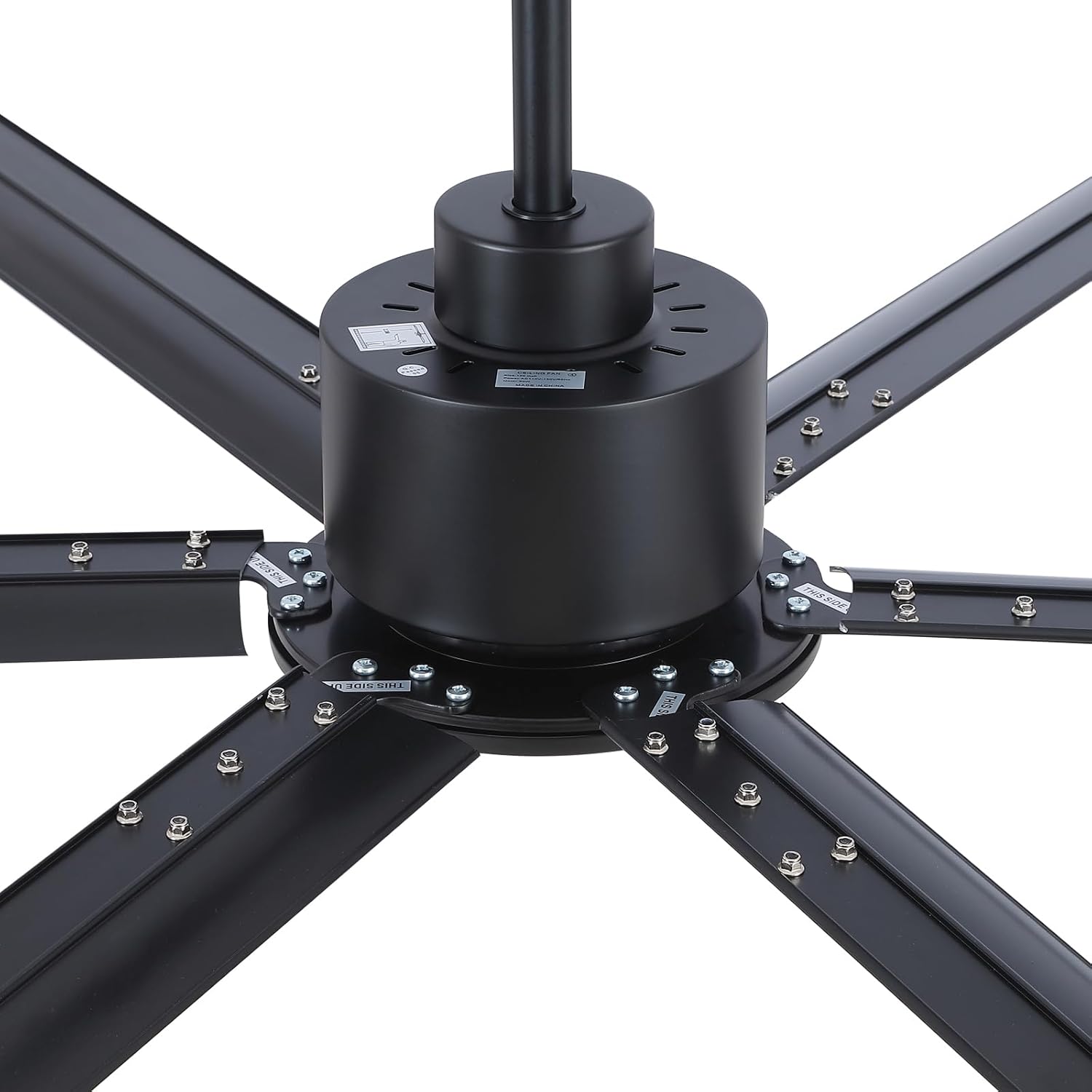 Ventilador industrial de techo 120 pulgadas (305 cm) con control remoto 🌀🏠 - Imagen 2