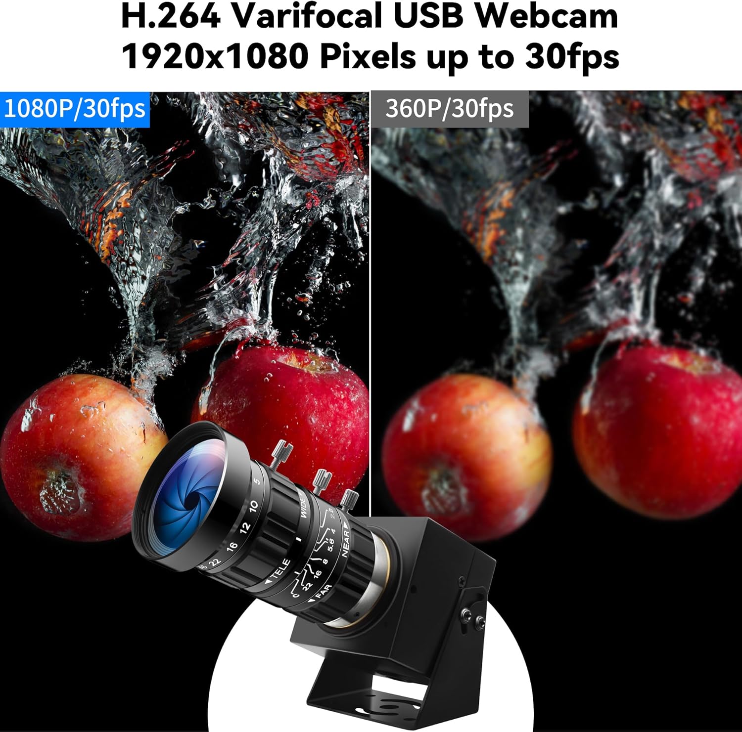 Cámara USB 1080P con Zoom Óptico 10X, Visión Nocturna y HDR 🌙🔍 - Imagen 9