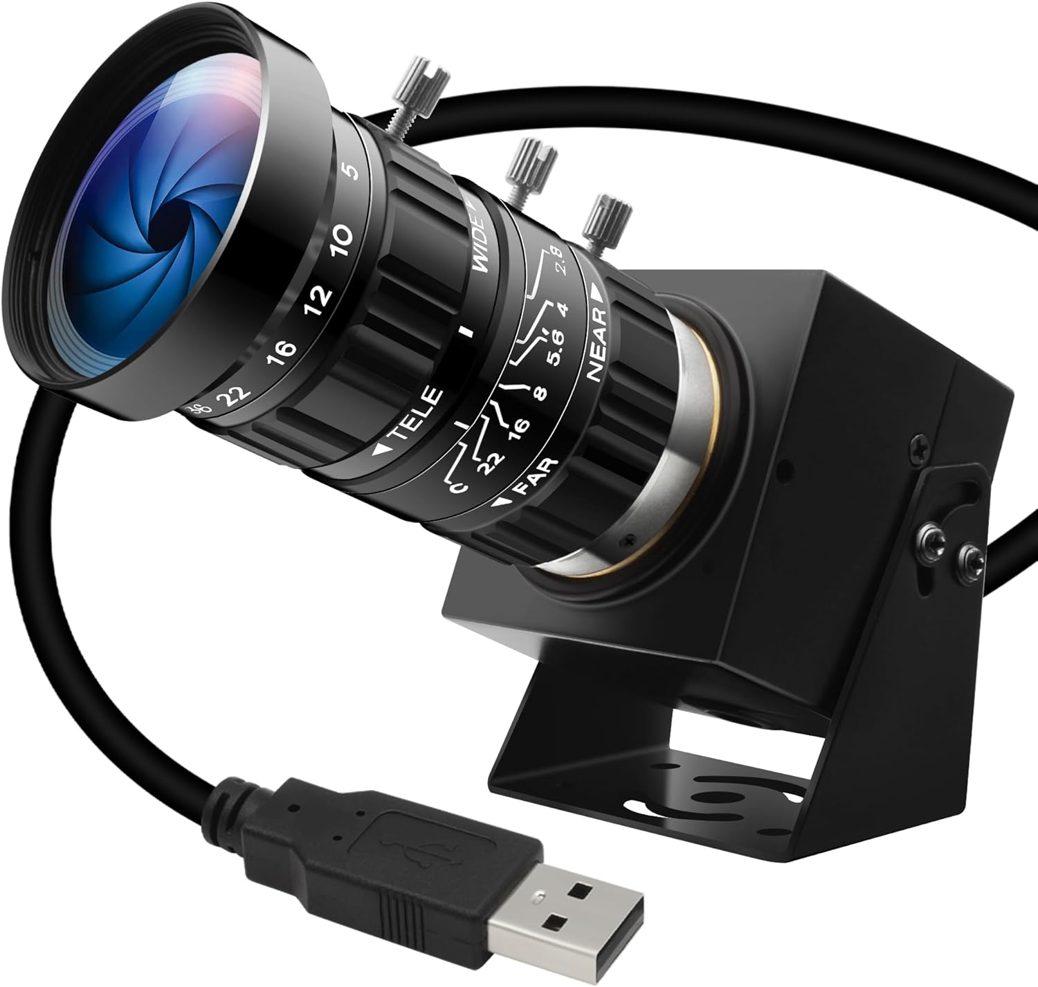 Cámara USB 1080P con Zoom Óptico 10X, Visión Nocturna y HDR 🌙🔍