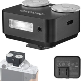 Flash retro mini ZA-12 con doble dial y reciclaje rápido ⚡📸