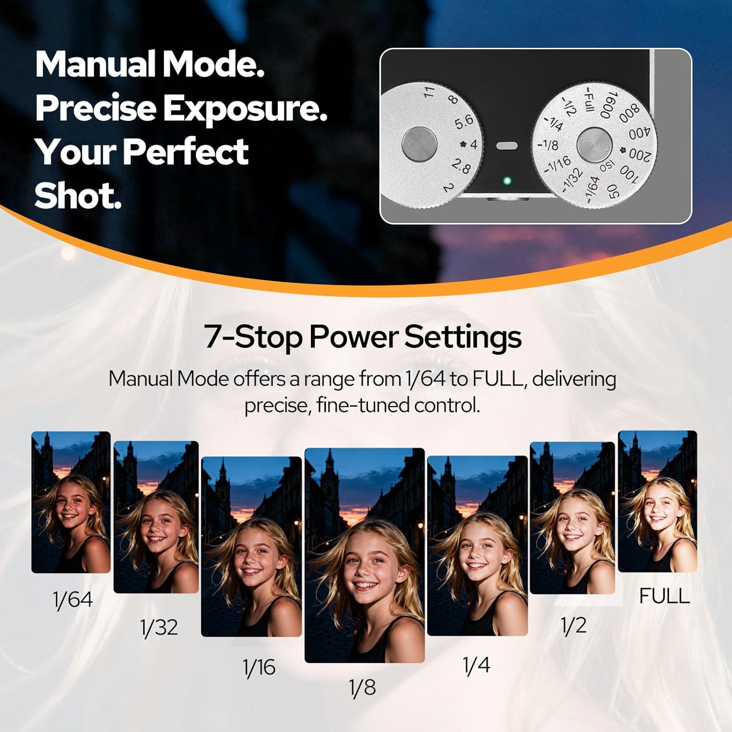 Flash Retro Mini para Cámara ZA-12 con 7 Niveles de Potencia - Imagen 4
