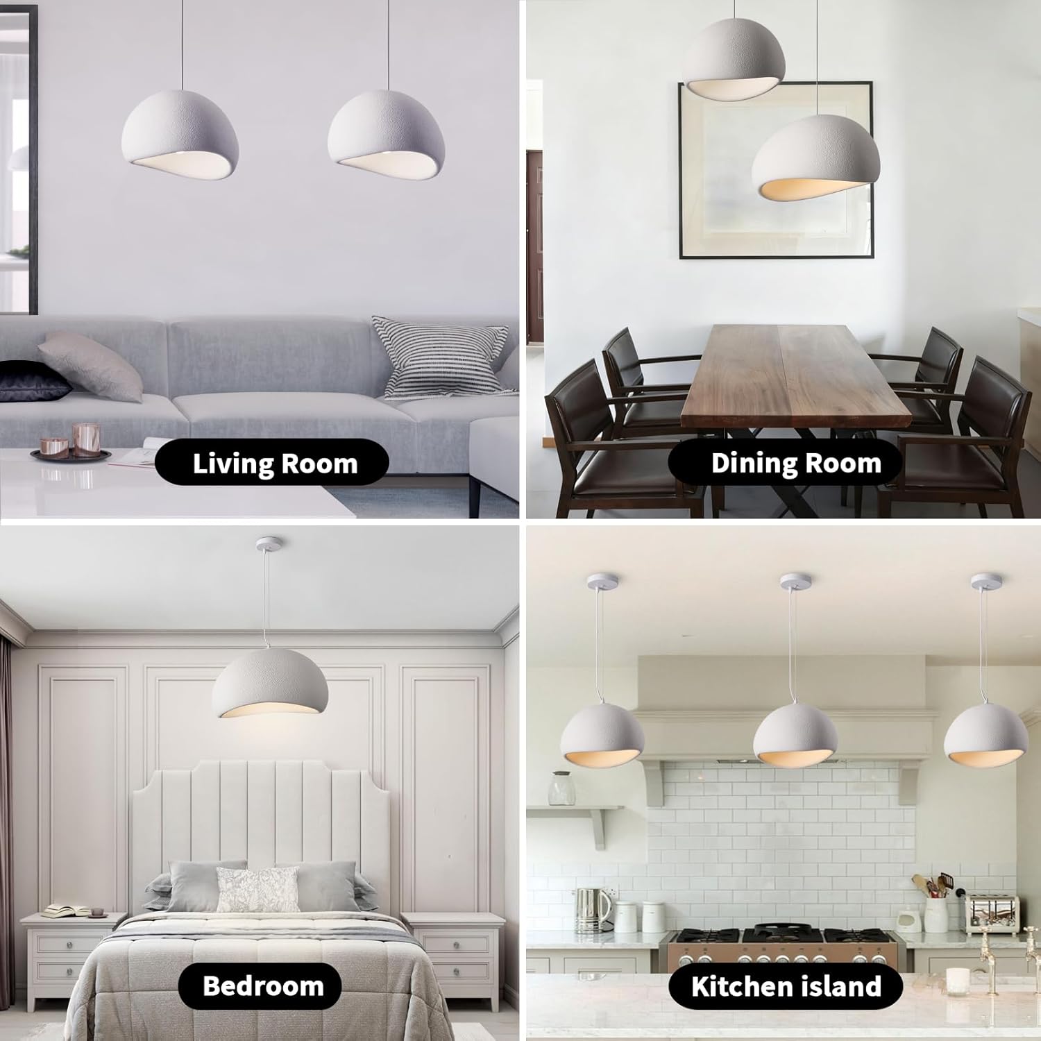 Lámpara Colgante Wabi Sabi Blanca de 30 cm (Techo) - Imagen 9