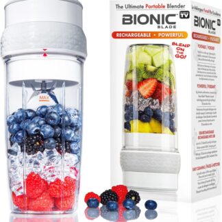 Licuadora Portátil Recargable 26.5 oz 18,000 RPM Bionic Blade 🥤⚡