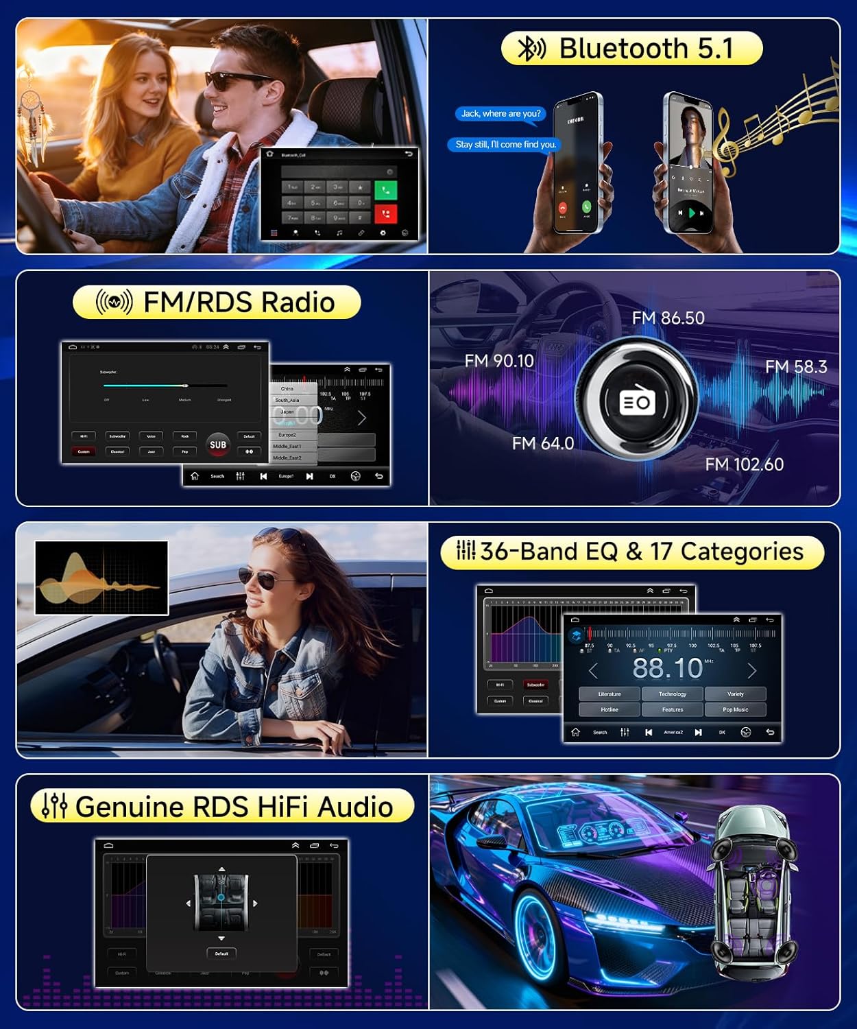 Pantalla CarPlay para Honda Civic 2012-2015 🚗📱 9" con cámara incluida - Imagen 7