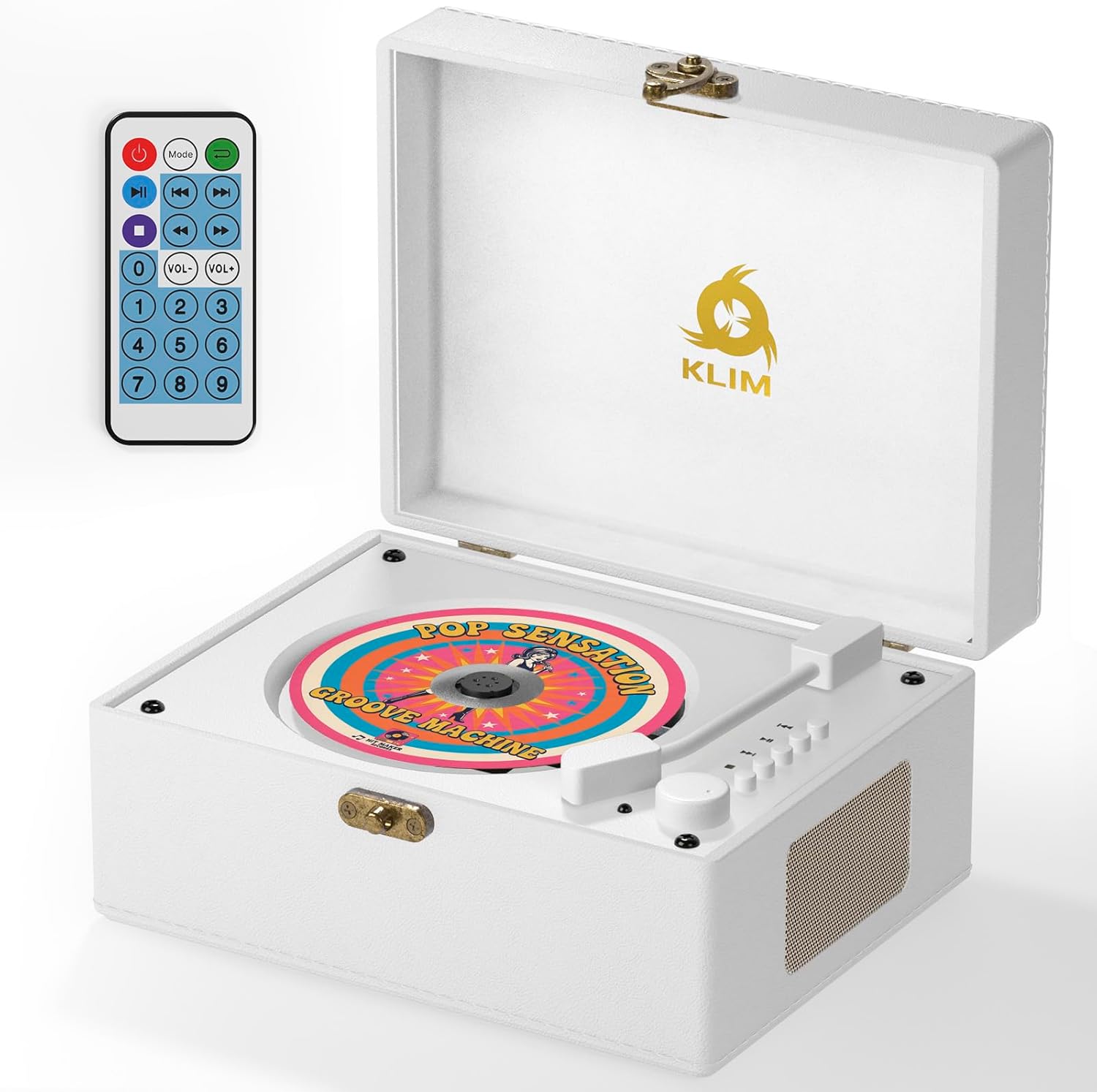 Reproductor de CD Retro KLIM con Bluetooth y Batería Recargable 🎶