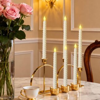 Velas LED sin llama (6 piezas) 🕯️✨ Realistas con control remoto y temporizador