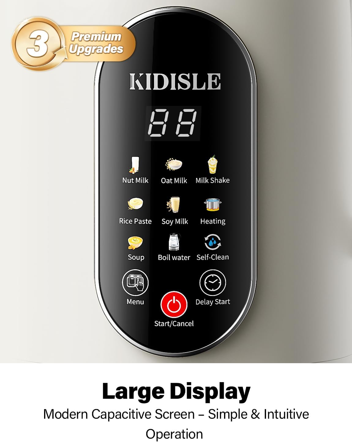 Máquina para leche vegetal 10-en-1 con pantalla táctil y autolimpieza 🥛🌿 - Imagen 3