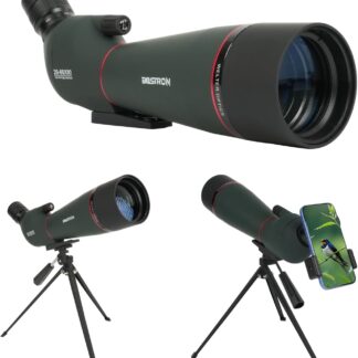 Telescopio terrestre 20-60x80mm con trípode, funda y adaptador para celular 🔭📱