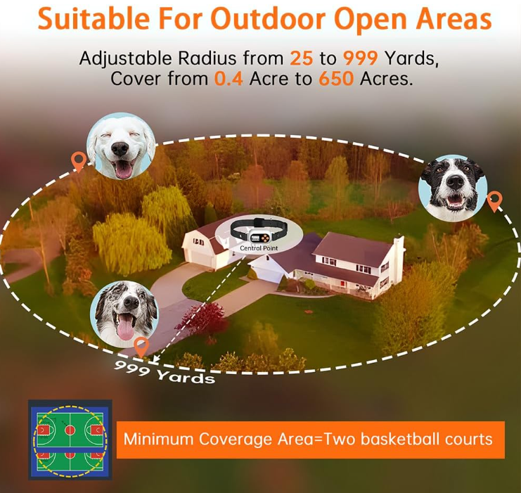 Valla inalámbrica para perros con sistema GPS – Seguridad y libertad en un solo dispositivo 🐶📡 - Imagen 2