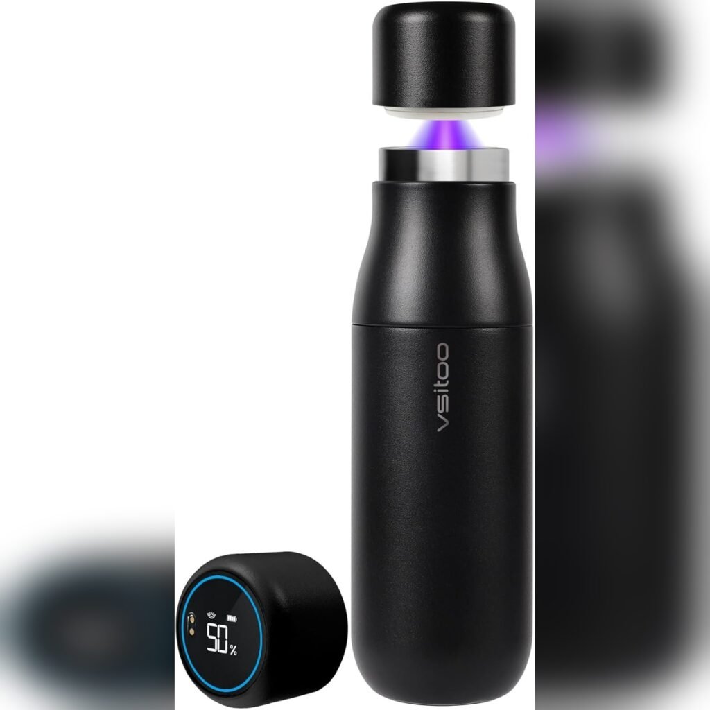 Botella térmica inteligente 450 ml con esterilización UV, pantalla LCD y control de temperatura 🌡️💧✨